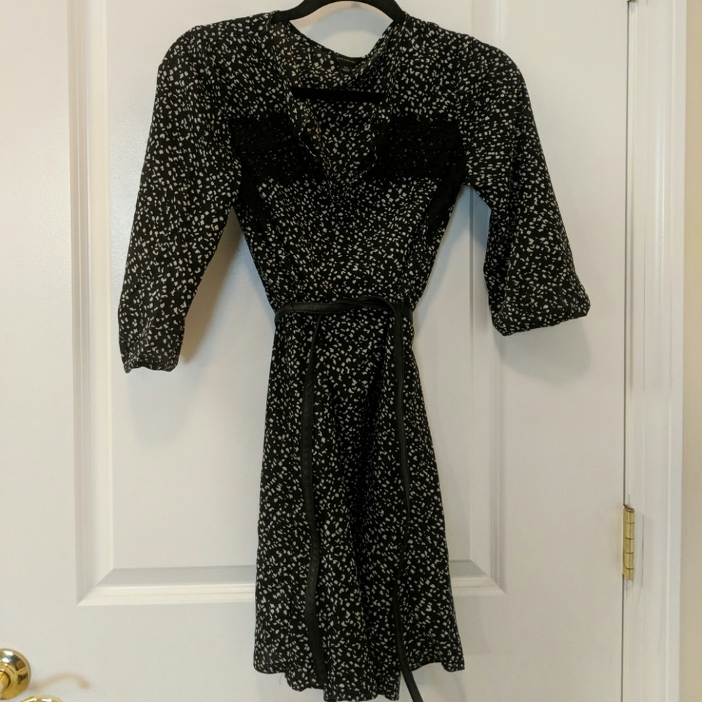 Black and white dress